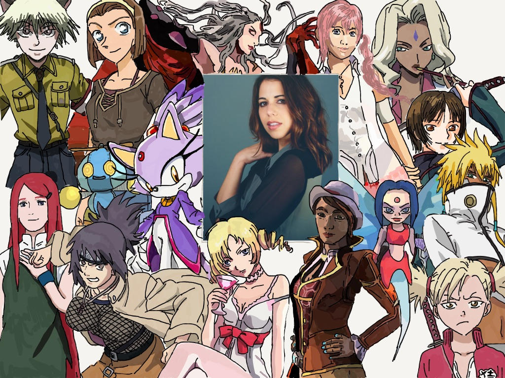 Laura Bailey character collage by EmSeeSquared on DeviantArt