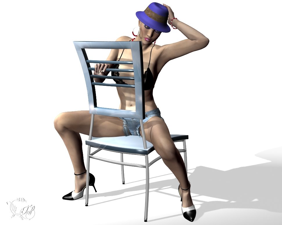 Sexy on chair