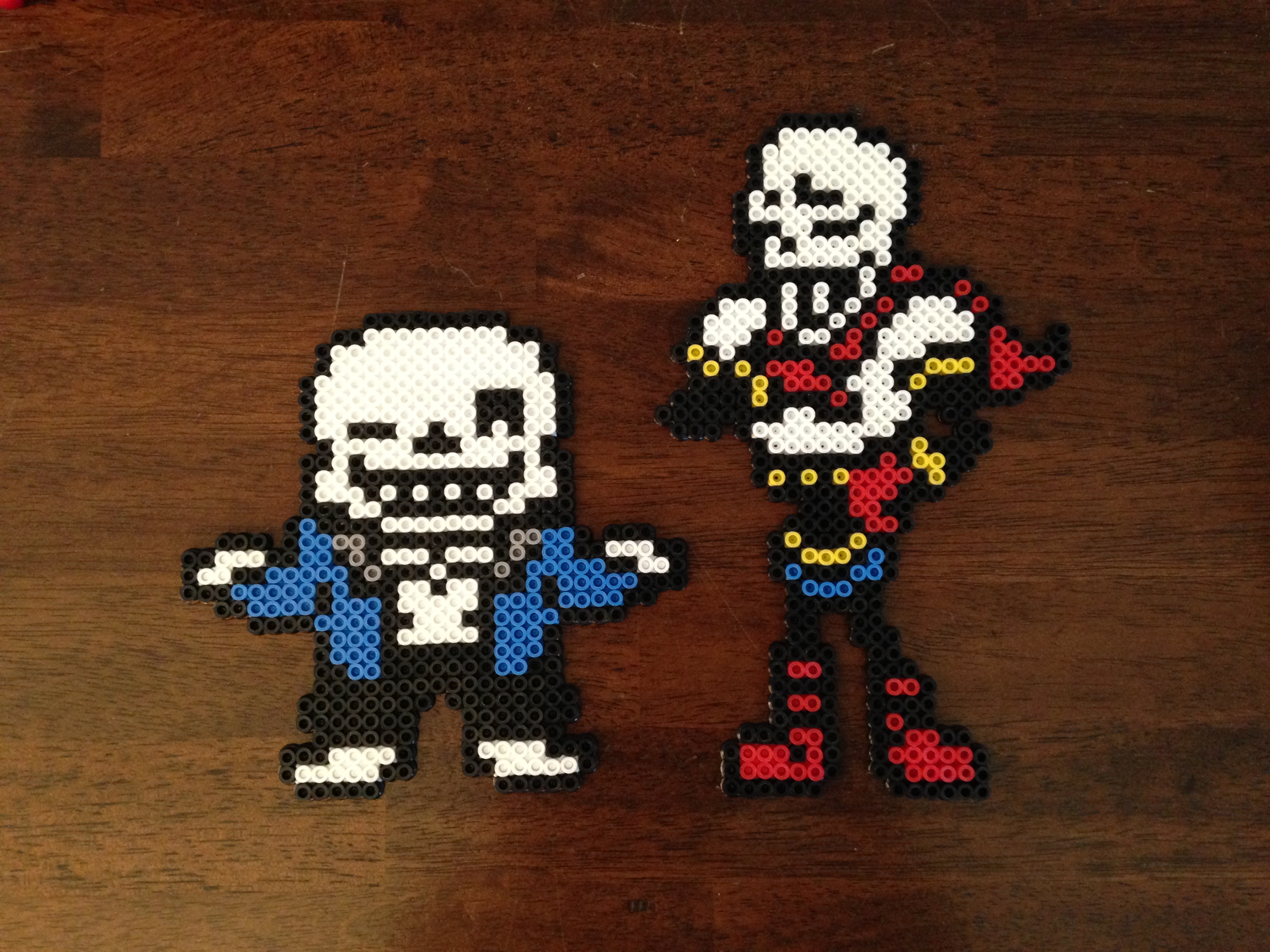  Sprite of Sans from Undertale • Hama Beads • Pixel Art