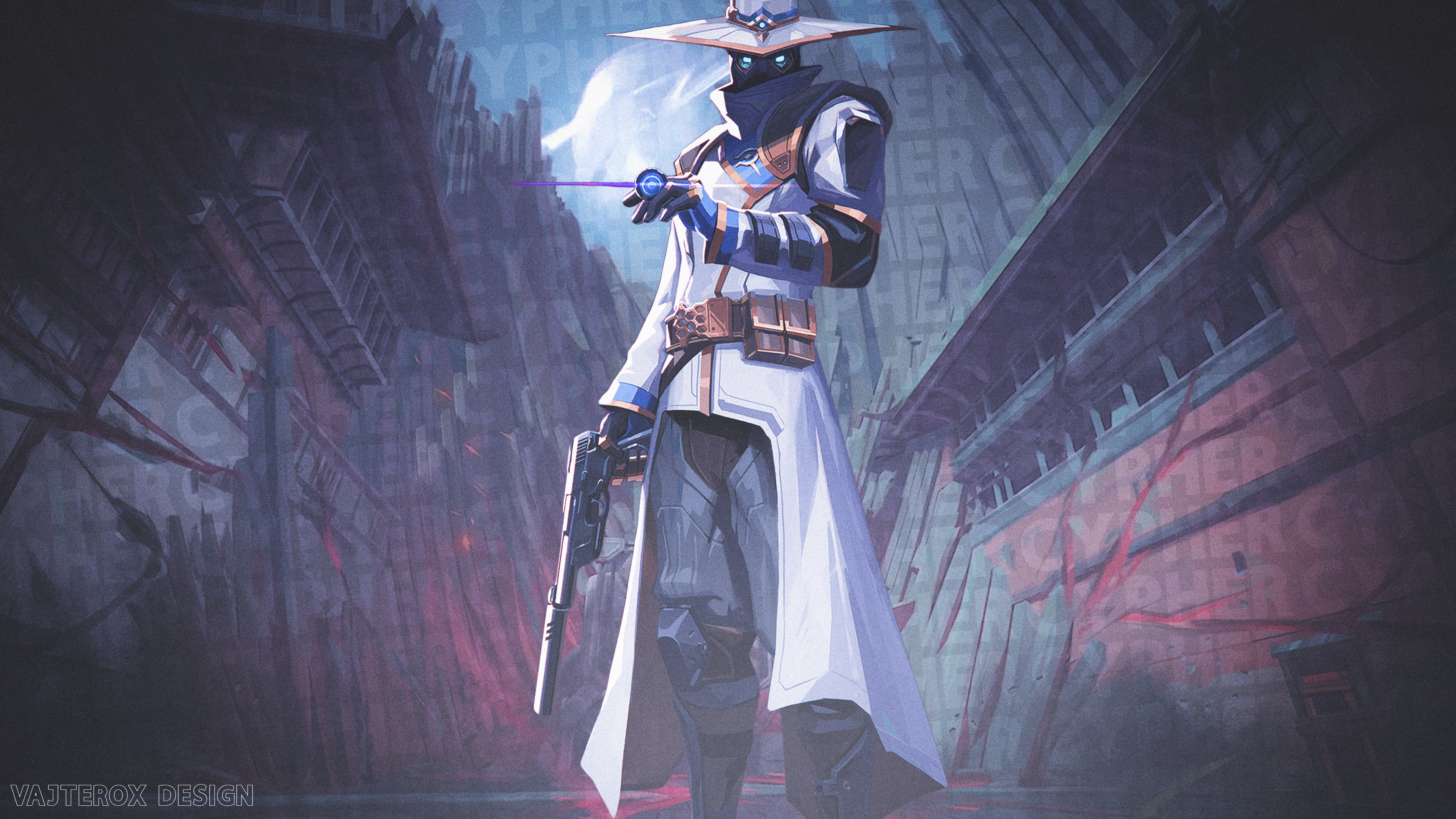 Cypher Valorant Wallpaper by VajteroX on DeviantArt Cypher Valorant Wallpaper by VajteroX on DeviantArt