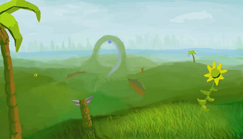 Green Hill Zone Background by MegaArtist923 on DeviantArt