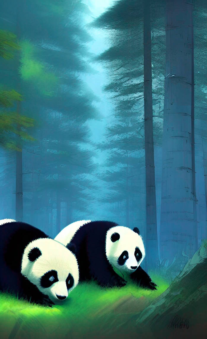Rolly polly pandas by TheXFreak on DeviantArt