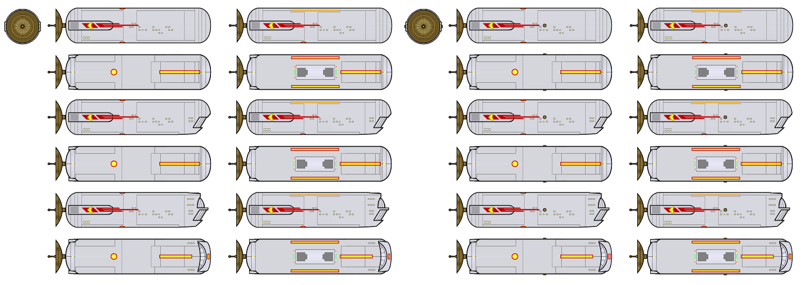 Pre-TOS Secondary Hulls [Anaxar/Baton Rouge Era]