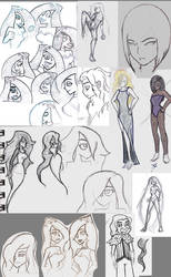 May scans,sketches More Desiree and etc