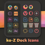 ko-Z Nexus Dock Icons (Dark V1)