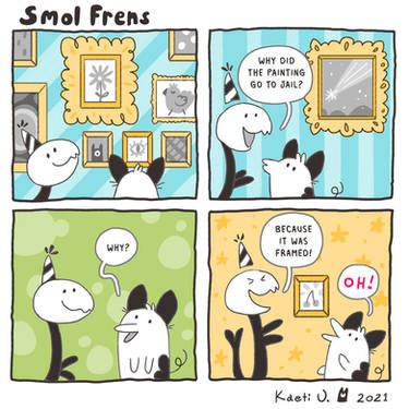 Smol Frens - framed!!