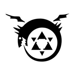 Homunculus Symbol (Black on White)