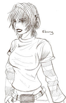 Ebony doodle