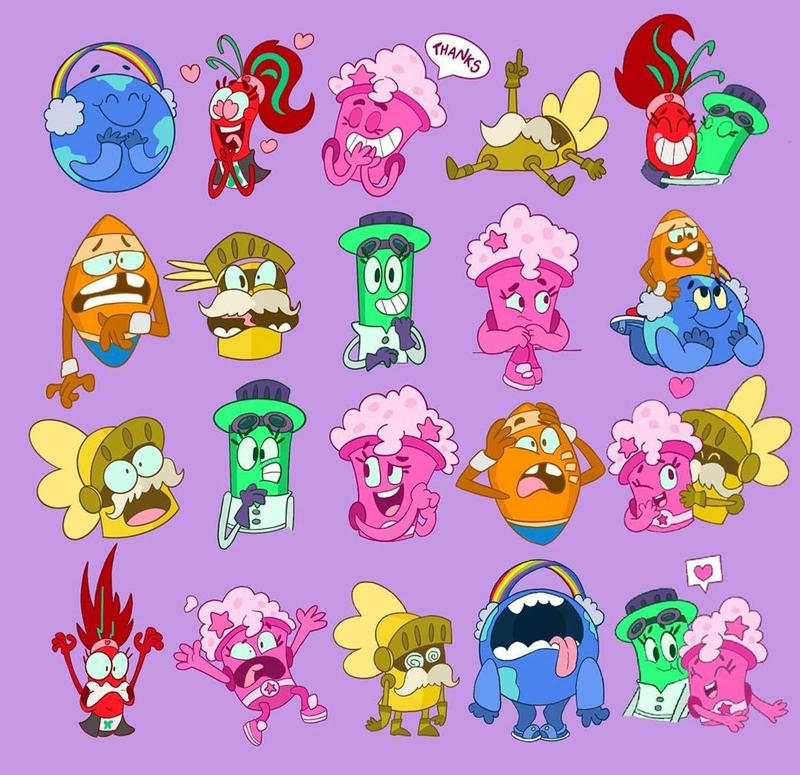 Triviatopia Stickers by Mimistarlish on DeviantArt