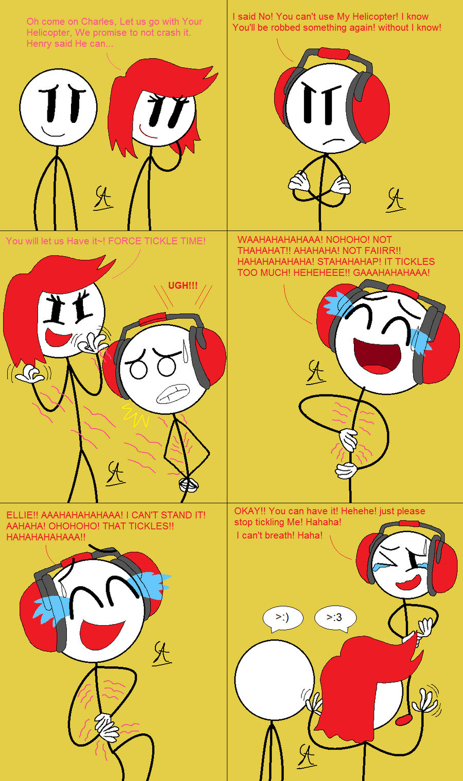 Herny, Ellie and Charles Non-stickman Challenge by Pepper-Color on DeviantArt