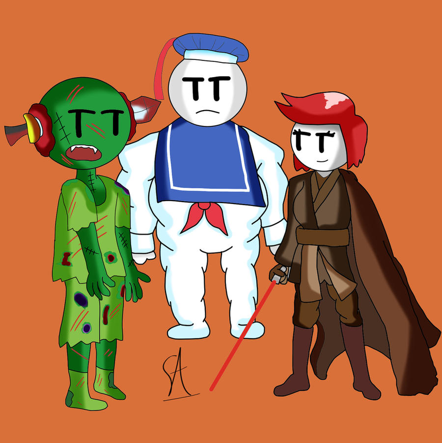 Triple Stack Humans Triple Threat Humans Halloween Costumes by Mimistarlish on DeviantArt