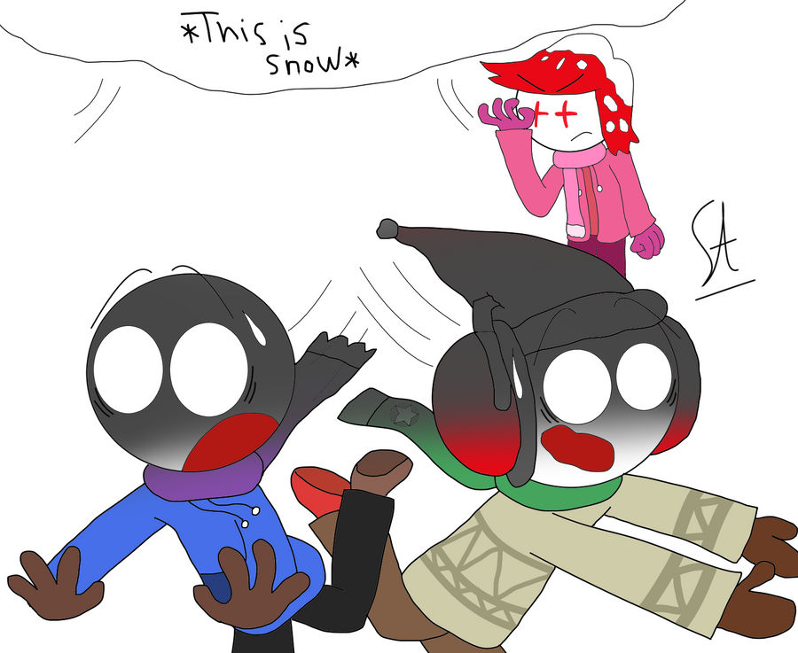 Snowball fight gone wrong by Mimistarlish on DeviantArt