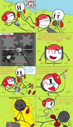 Cyborg Charles ticklish Wires