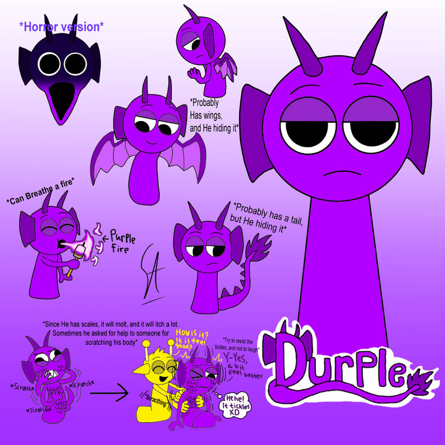 Durple Sprunki by Mimistarlish on DeviantArt