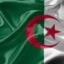 People's Democratic Rep. of Algeria Realistic Flag