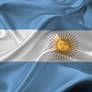 Argentine Republic Realistic Flag
