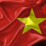 Socialist Republic of Vietnam Realistic Flag