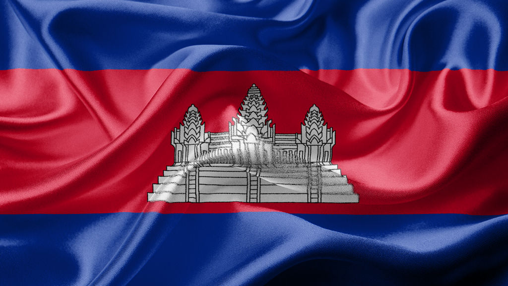 Камбоджа флаг и герб Камбоджа флаг и герб