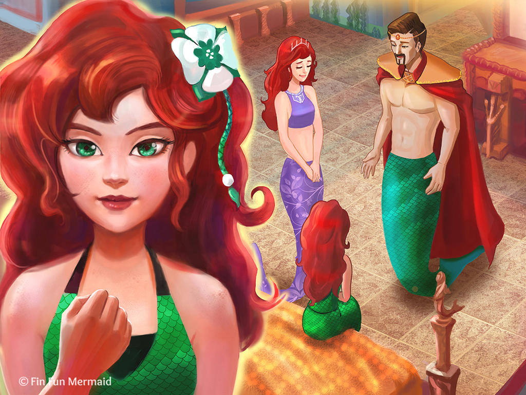 Fin Fun Merwitch Illustrations for Fin Fun Mermaid.com by kmjgoon on DeviantArt