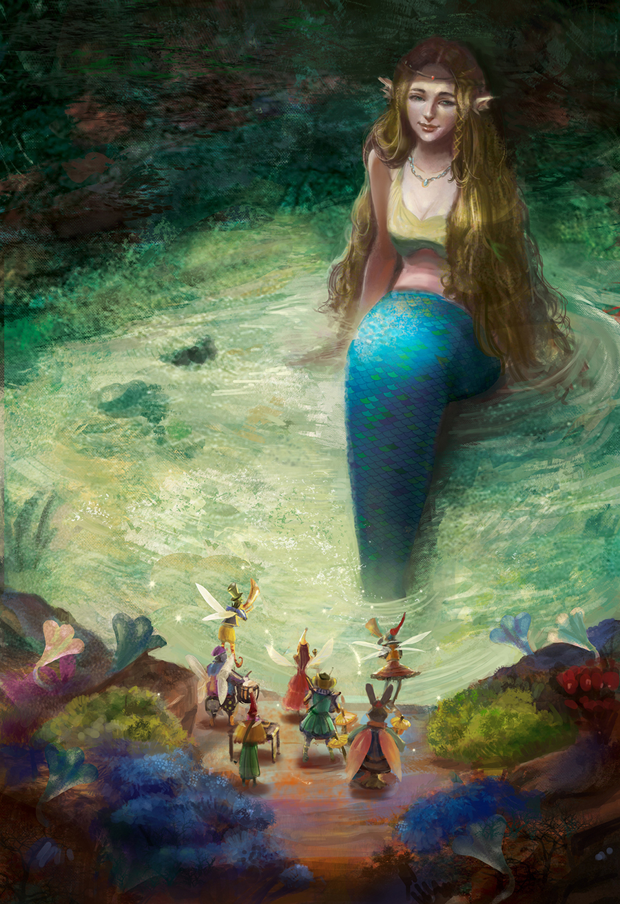 Mermaid lady