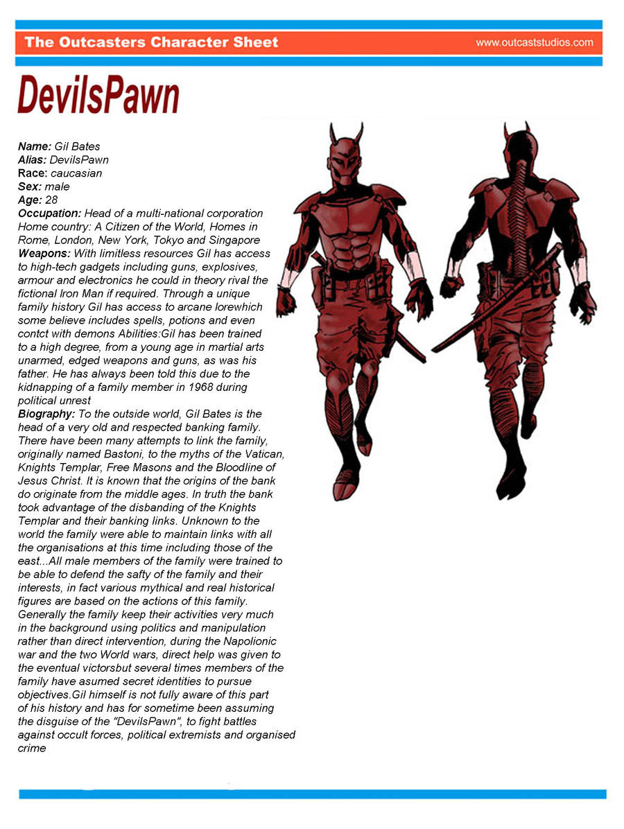 Devil Spawn Form DevilsPawn OC character sheet by Paul-Moore on DeviantArt