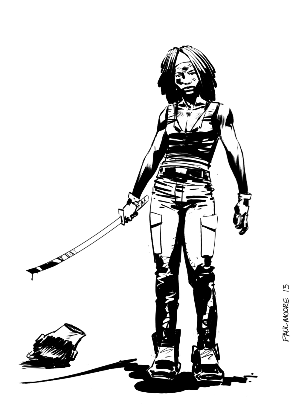 The Walking Dead Michonne