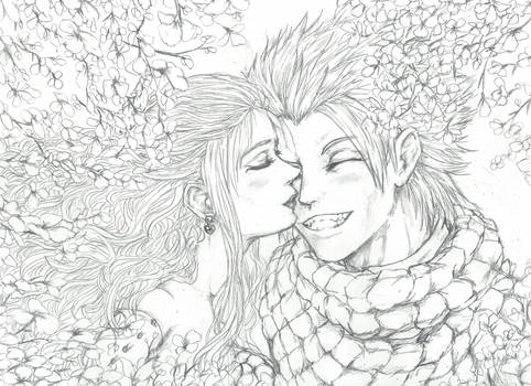 NaLu- Under the Rainbow Blossoms