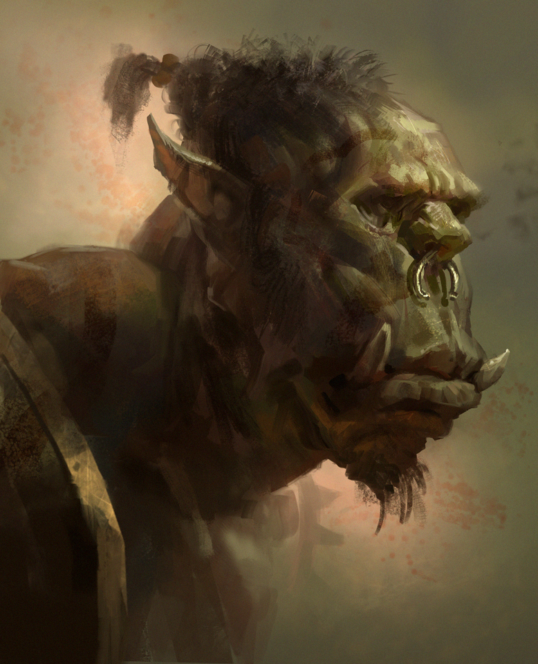 Orc head sketch