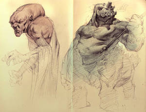 Moleskine Sketches by MikeAzevedo