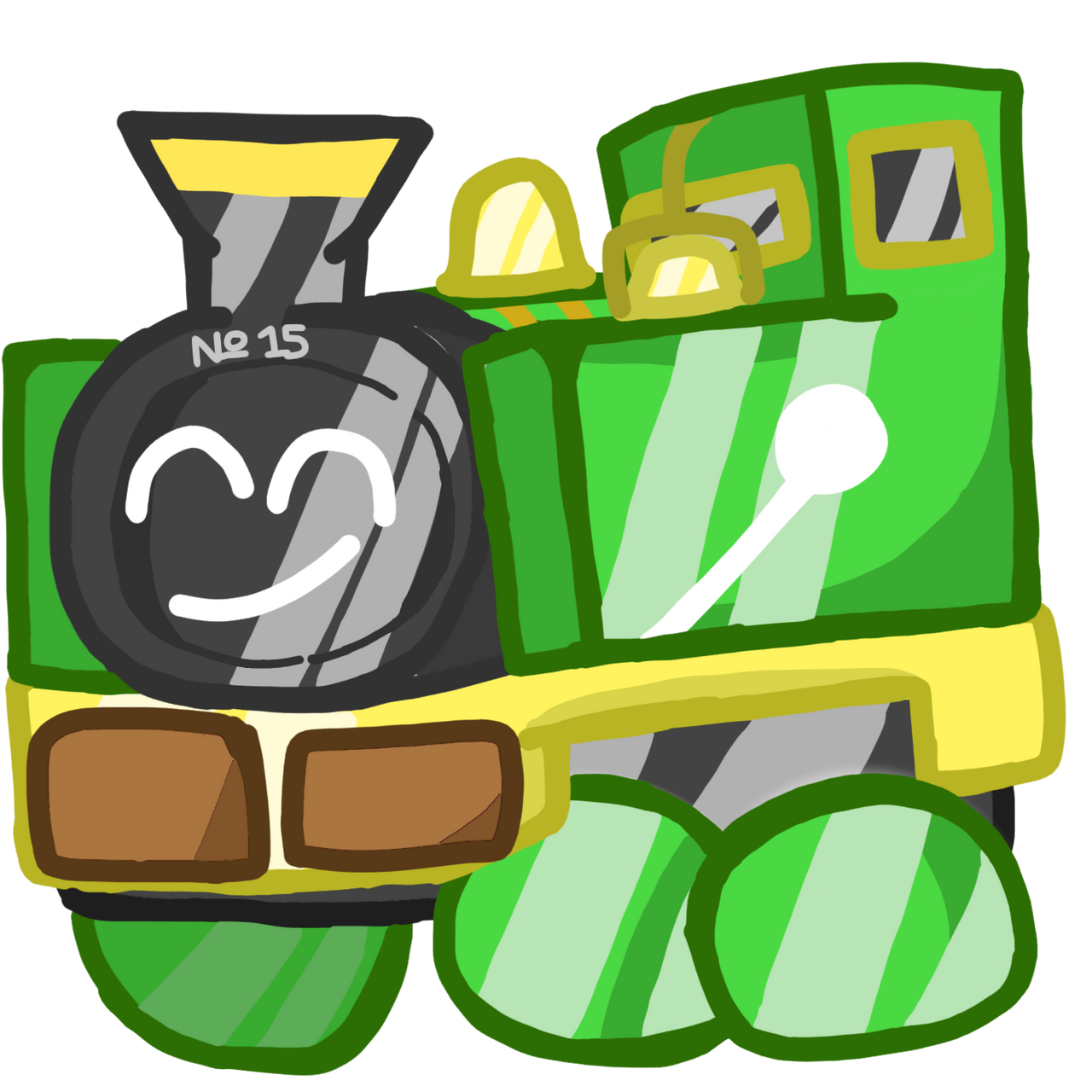 Steam Engine BFDI by 17LightningStrikez on DeviantArt