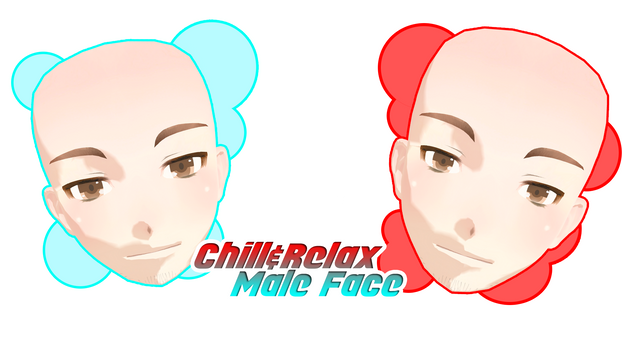 [MMD +DL] CHILL RELAX MALE FACE