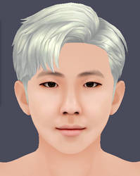 Kim Namjoon realistic 3D model for MMD WIP