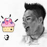 Taeyang and... a cupcake