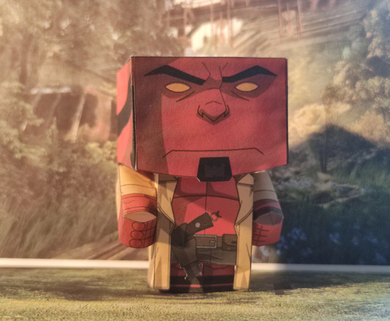Hell Paper Model Hellboy papercraft by MarkSkvader on DeviantArt
