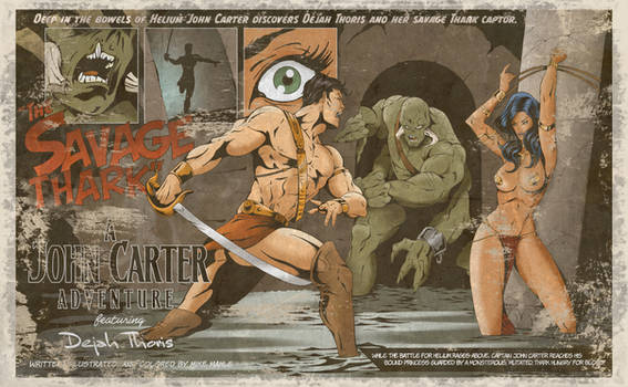 John Carter-The Savage Thark-distressed