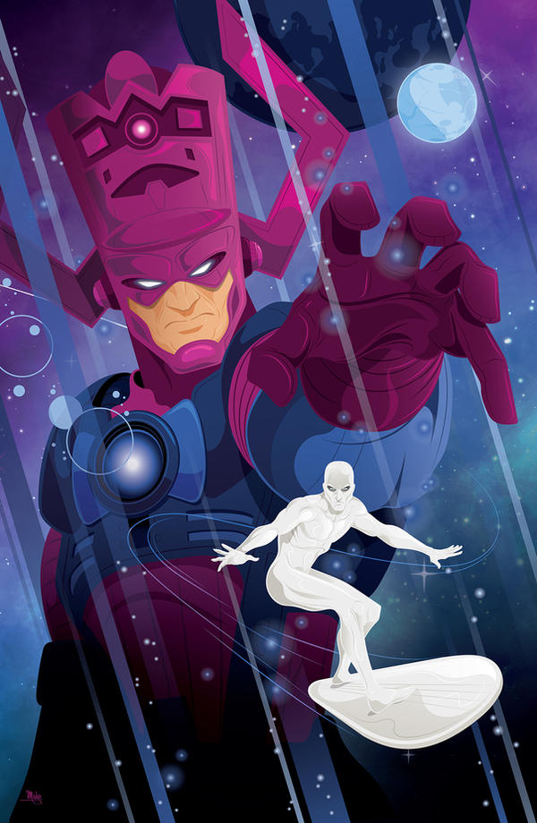 Galactus And The Silver Surfer By MikeMahle On DeviantArt galactus-and-the-silver-surfer-by-mikemahle-on-deviantart