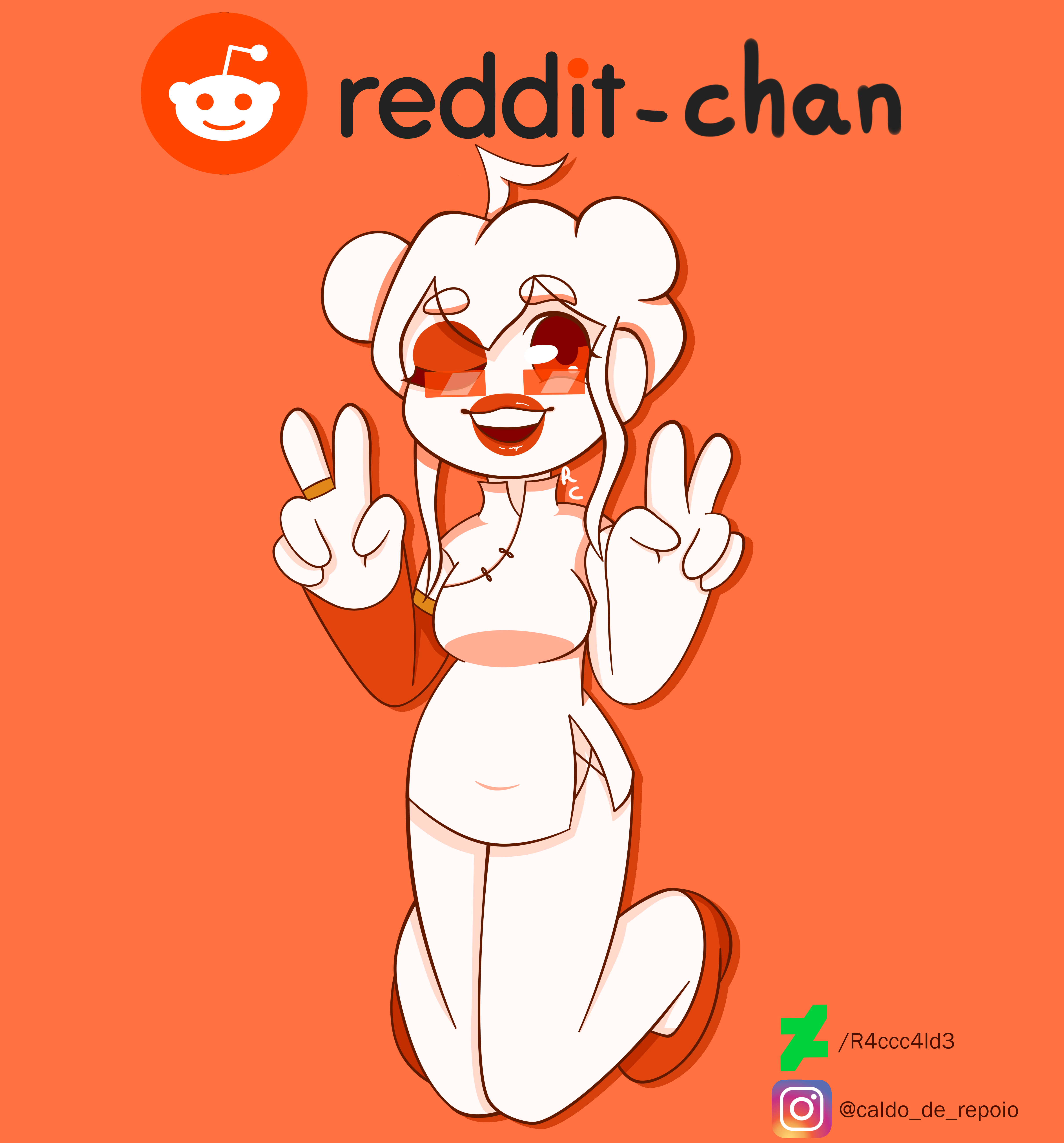 Reddit-chan by Kazukki on DeviantArt