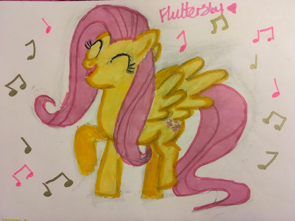Flutterguy Fluttershy aka flutterguy got the music in her by AuntyTey on DeviantArt