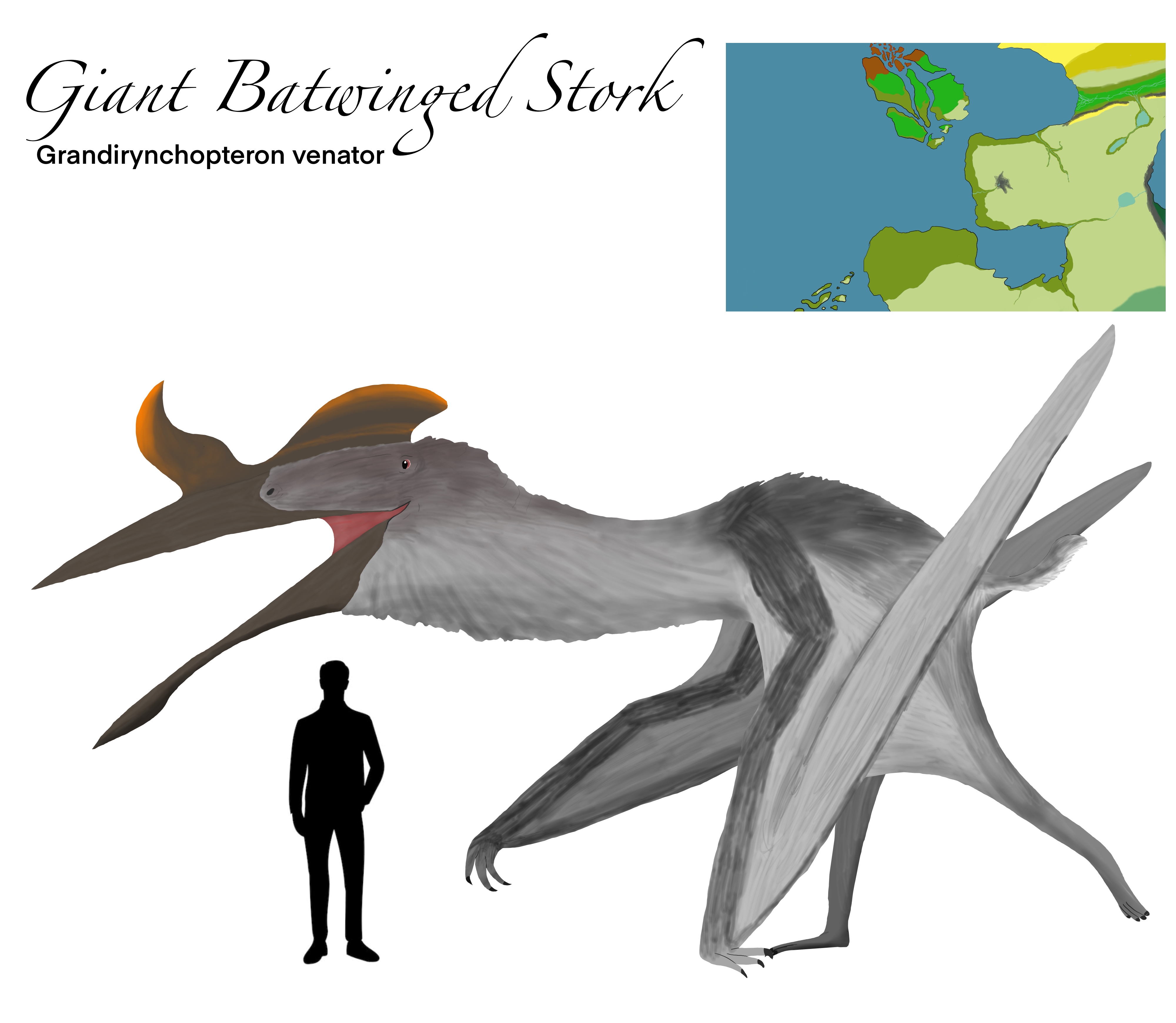 Bionic Stork Great Batwinged Stork by CleanlyMoss on DeviantArt