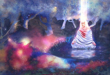 Meditation. Night