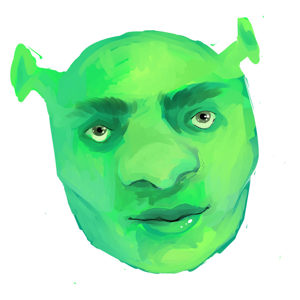 Smooth Shrek.  Shrek, Meme faces, Shrek memes