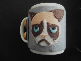 Grumpy Cat Mug Cosy