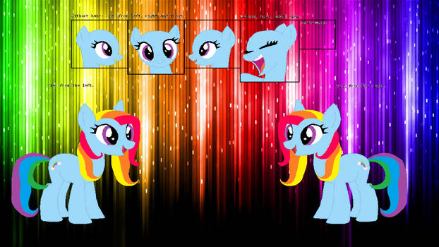 G3 Rainbow Dash official reference sheet