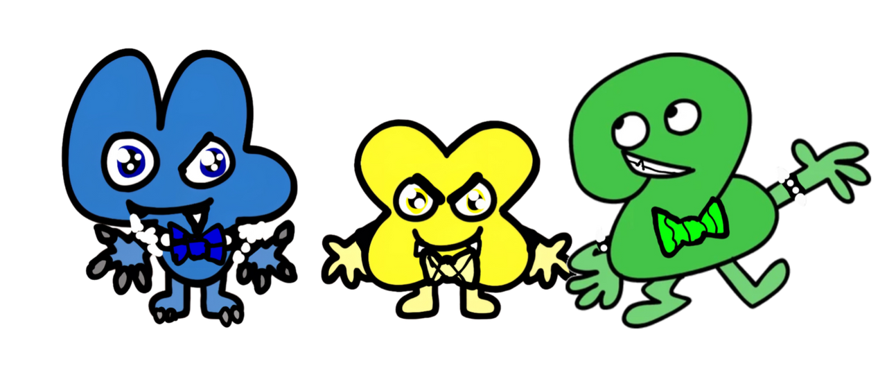 Two Design Bfdi Redesigning 4,X,and 2 (BFDI) by GloverLand on DeviantArt