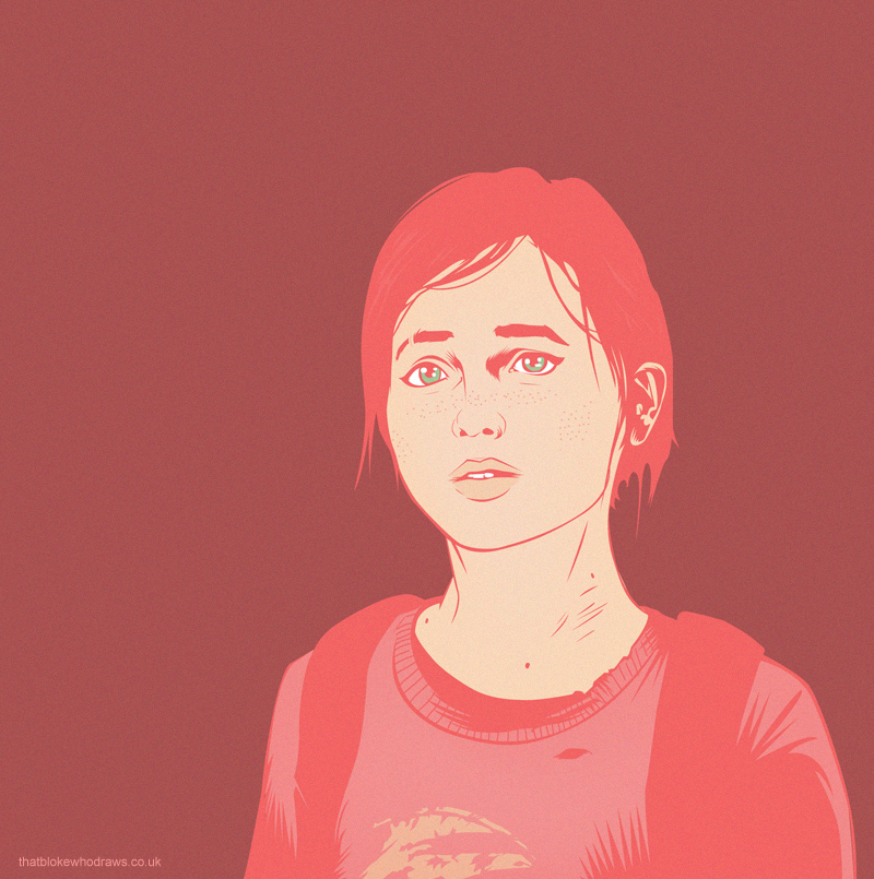 last of us Ellie vector