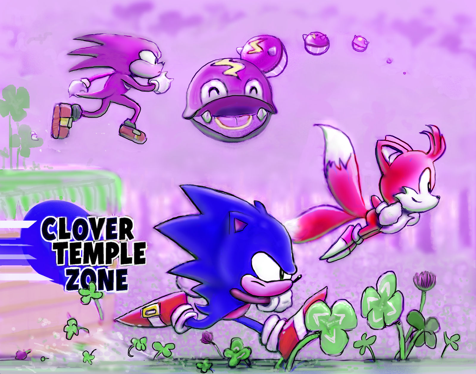 SONIC - CLOVER TEMPLE ZONE