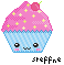 Pixel art -Sprinkle Cupcake