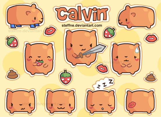 Cute sticker sheets by SqueakyToybox on DeviantArt