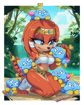 Tikal with her Chao