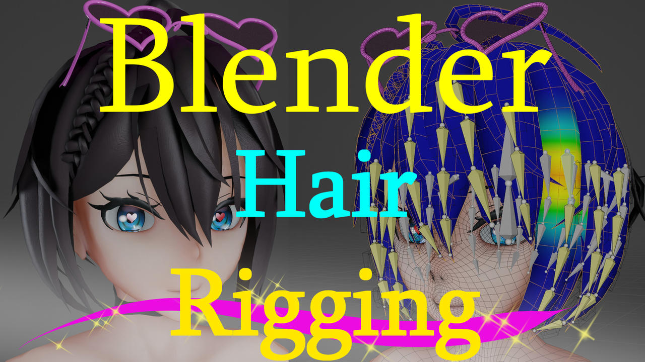 Blender Hair Rigging by DeathJoeProductions on DeviantArt